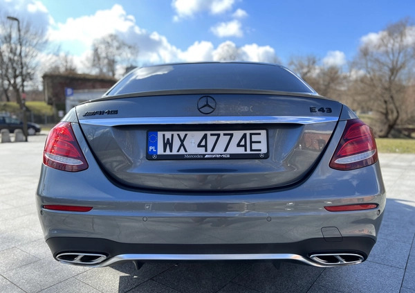 Mercedes-Benz Klasa E cena 235900 przebieg: 43000, rok produkcji 2018 z Warszawa małe 407